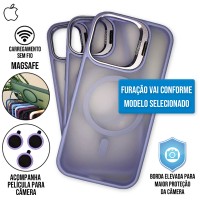 Capa iPhone 16 Pro Max - Metal Stand Fosca Magsafe Light Purple
